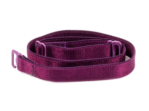 Aubergine detachable or replacement bra straps