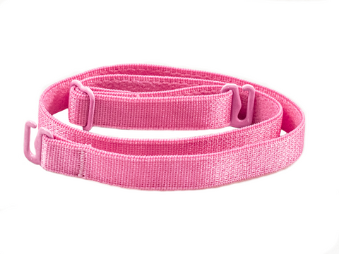 Rose Pink detachable or replacement bra strap