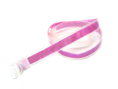 detachable pink glitter bra strap